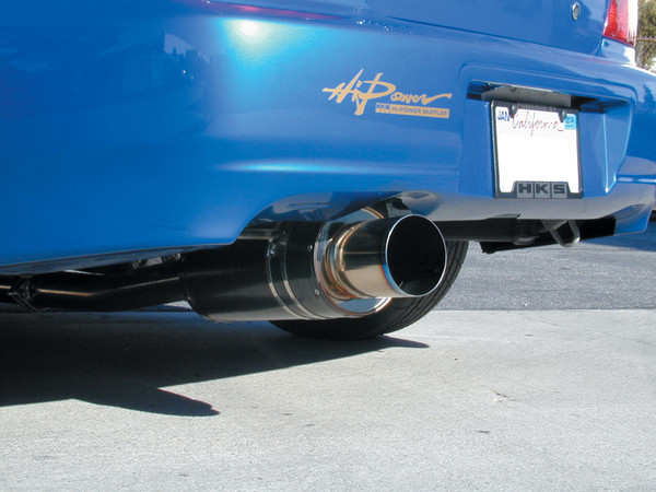 HKS 02-07 WRX / 04-07 STi Carbon Ti Exhaust - 3112-EX005