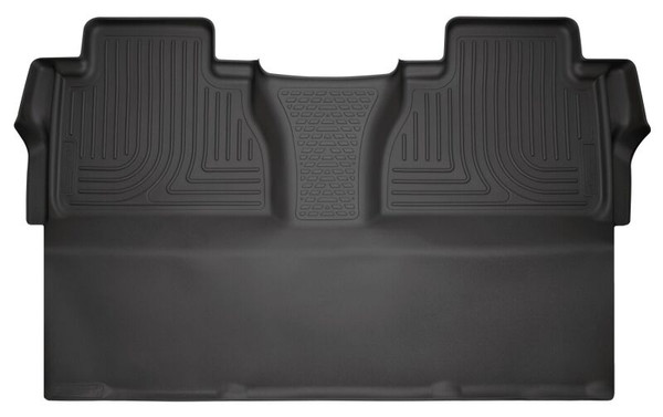 Husky Liners 14-15 Toyota Tundra CrewMax Cab Pickup Weatherbeater Black 2nd Seat Floor Liners - 19581