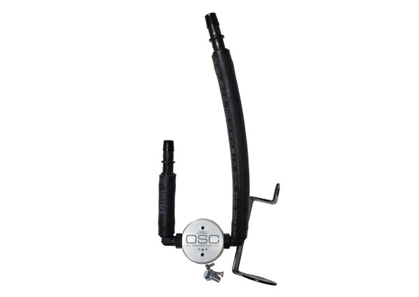 J&L 05-23 Dodge Charger 5.7L Hemi Passenger Side Oil Separator 3.0 - Clear Anodized - 3061P-C