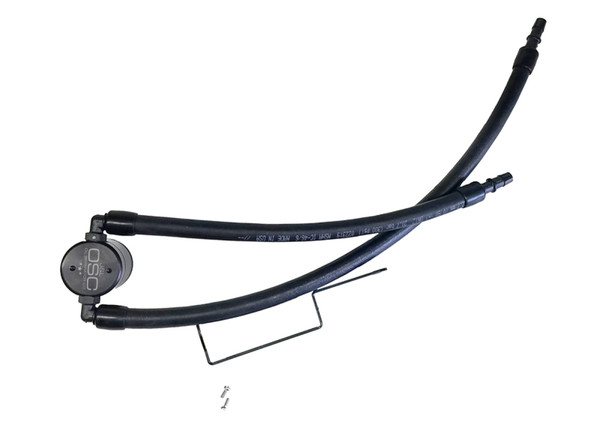 J&L 11-25 Jeep Grand Cherokee 5.7L Passenger Side Oil Separator 3.0 - Black Anodized - 3066P-B