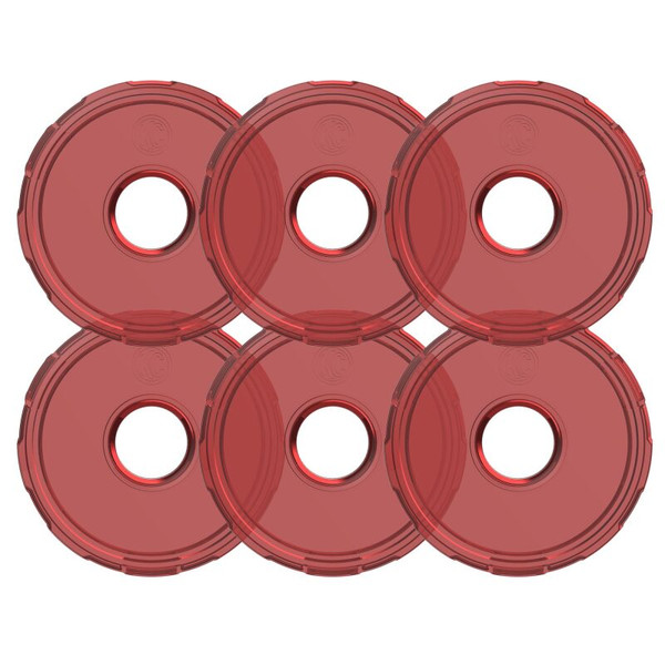 KC HiLiTES Cyclone V2 LED - Replacement Lens - Red - 6-PK - 4413
