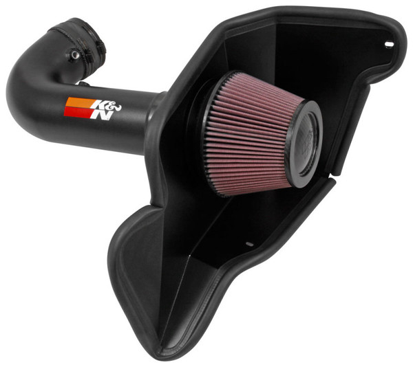 K&N 2016-2017 Ford Mustang Shelby 5.2L V8 Typhoon Cold Air Intake System - 69-3538TTK