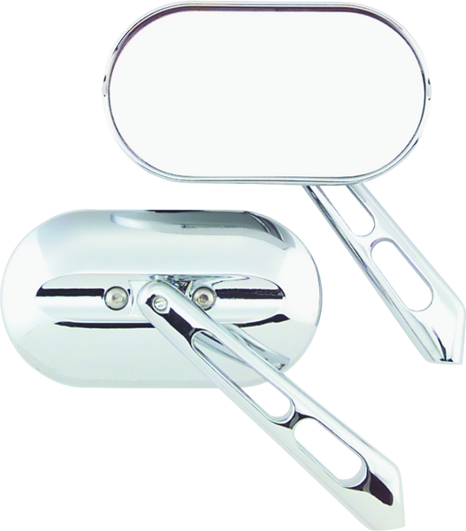 Kuryakyn Magnum Mirrors Small Flat Glass Chrome - 1428