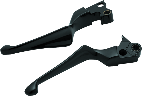 Kuryakyn Boss Blades Lever Set 96-Up Cable Gloss Black - 1847