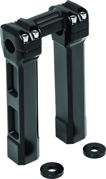 Kuryakyn 8inch Billet Handlebar Risers Black - 6135