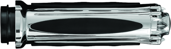 Kuryakyn Premium Zombie Grips Without Throttle Boss Dual Cable Chrome - 6296