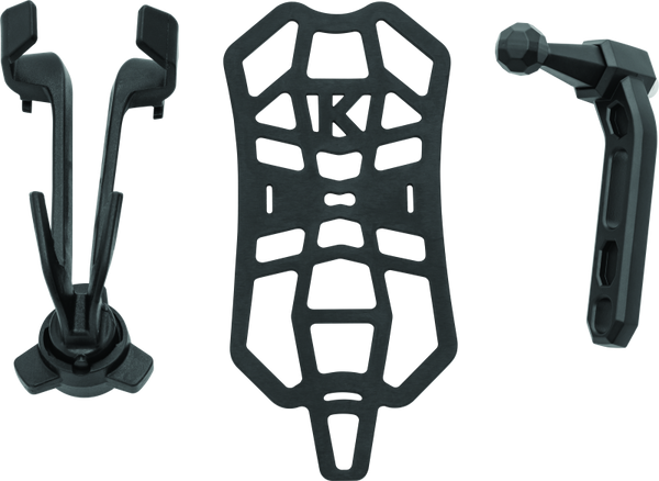 Kuryakyn Free-Flex Device Holder Perch Mount Black - 6432