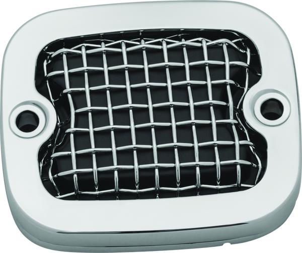 Kuryakyn Mesh Master Cylinder Cover Brk Chrome - 6534