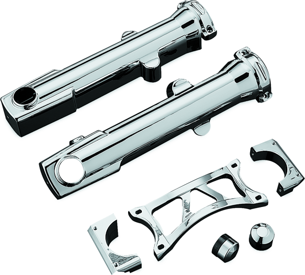 Kuryakyn Fork Skins For 04-Up XL Chrome - 7202