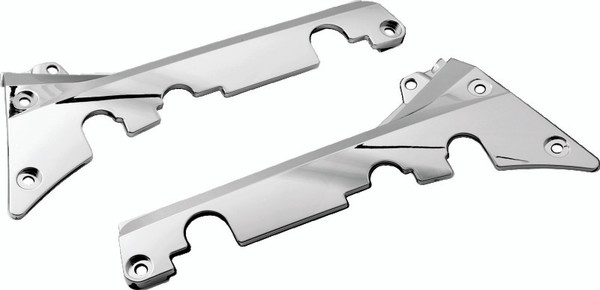 Kuryakyn Passenger Floorboard Side Covers 01-17 Honda GL1800 Chrome - 7506