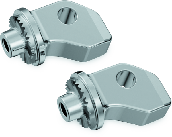Kuryakyn Splined Peg Adapters Front Indian Scout Chrome - 8836