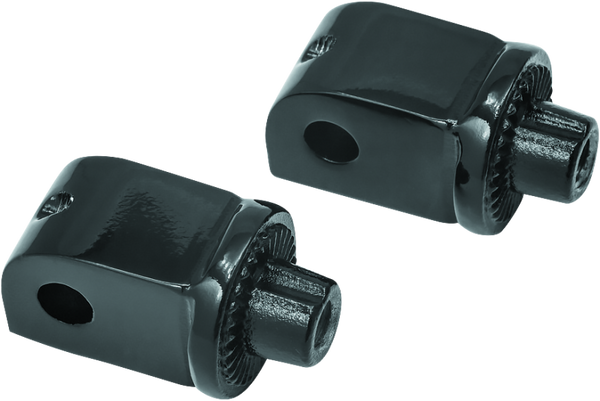 Kuryakyn Splined Adapter Honda & Yamaha Gloss Black - 8869