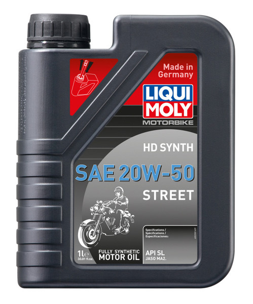 LIQUI MOLY 1L Motorbike HD Synth SAE 20W50 Street - 20100