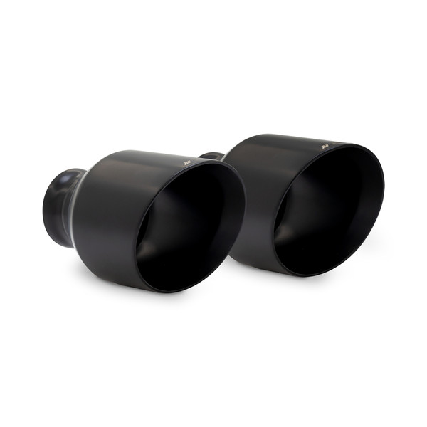 Mishimoto 15-23 Dodge Charger/Challenger Muffler Tip Pair - 5in - Black - MMEXH-TIP-MOPARBK
