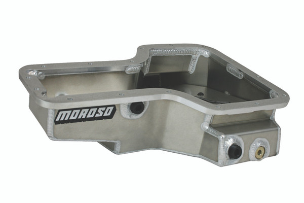 Moroso Lotus/Toyota 1ZZ/2ZZ Road Race Baffled Wet Sump 6qt Stock Depth Aluminum Oil Pan - 20970