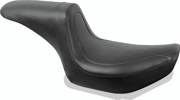 Mustang 82-00 Harley FXR Fastback 1PC Seat - Black - 75445
