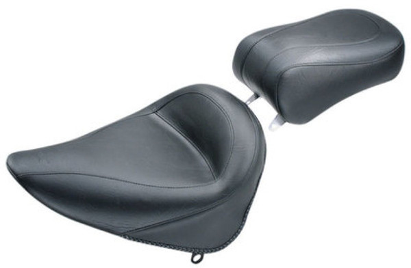 Mustang 84-06 Harley Standard Rear Tire Standard Touring Passenger Seat - Black - 75751