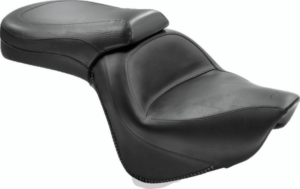 Mustang 06-21 Kawasaki Vulcan 900 Classic, Custom Standard Touring 1PC Seat - Black - 76127
