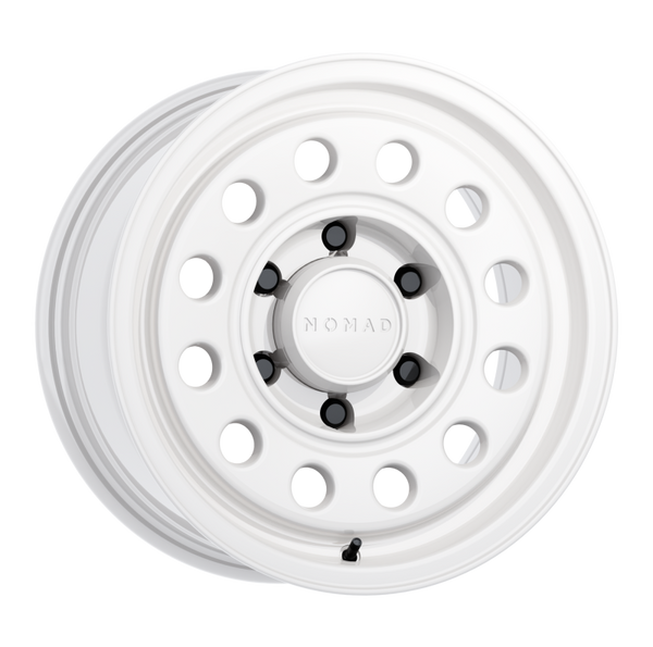 Nomad N501SA Convoy 15x7in / 6x139.7 BP / -10mm Offset / 107.95mm Bore - Gloss White Wheel - N501SA-57060-10