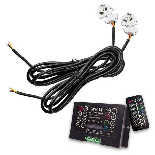 Oracle 17-21 Tesla Model 3 Headlight DRL Upgrade Kit - ColorSHIFT 2 - 1286-333