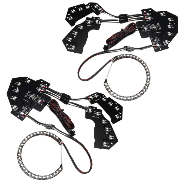 Oracle 18-21 Ford Mustang Dynamic DRL w/ Halo Kit & Sequential Turn Signal - ColorSHIFT - 1446-332