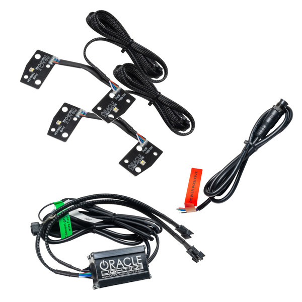 Oracle 2021 Ford Bronco DRL Upgrade w/ Halo Kit - ColorSHIFT w/ No Controller - 1468-334