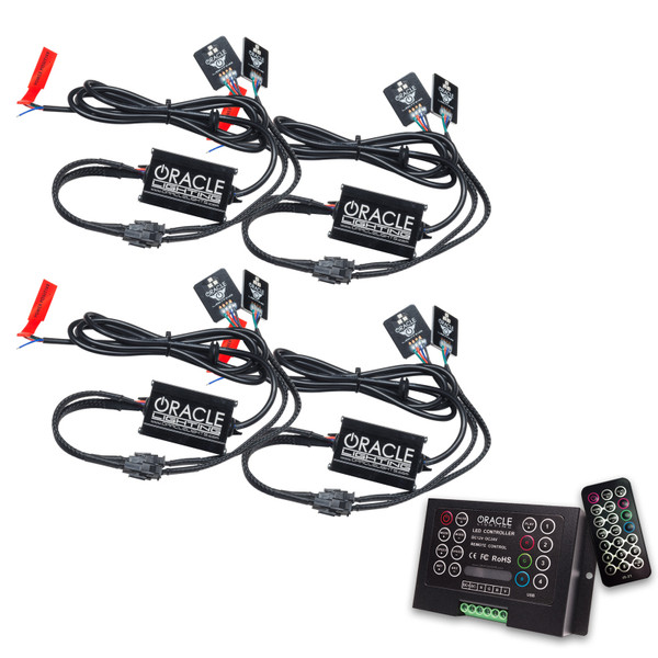 Oracle 2022 Ford Maverick RGB Headlight Demon Eye Kit - ColorSHIFT w/2.0 Controller - 1469-333