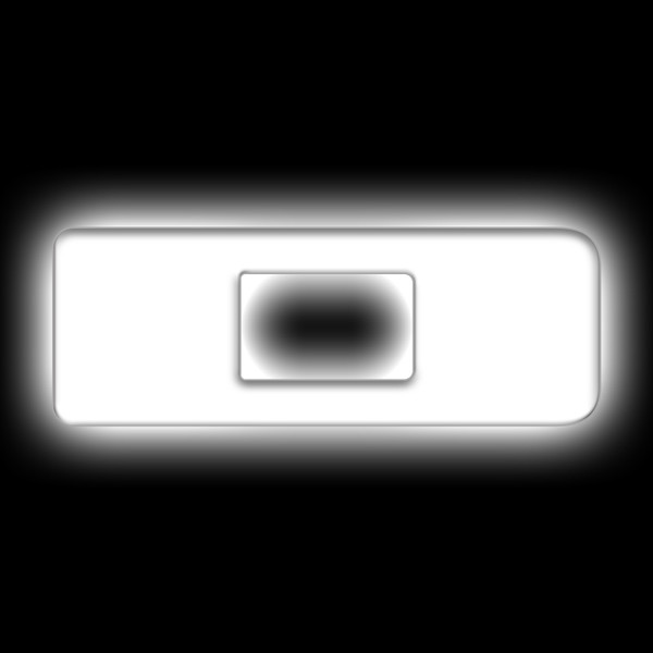 ORACLE Lighting Universal Illuminated LED Letter Badges - Matte Wht Surface Finish - D - 3140-D-001