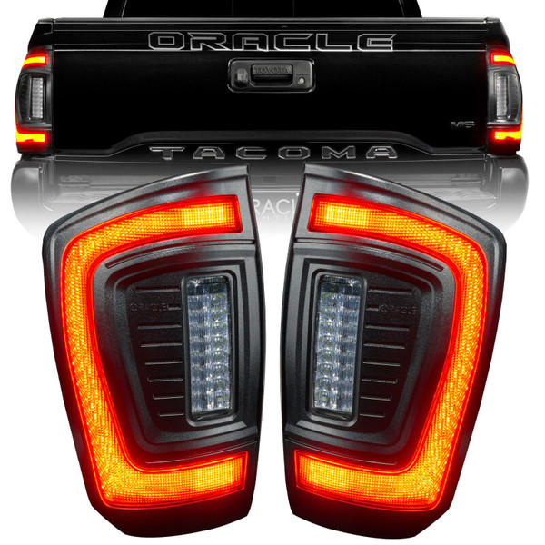 Oracle Lighting 2016-2023 Gen 3 Toyota Tacoma Flush Style LED Tail Lights - 5911-504