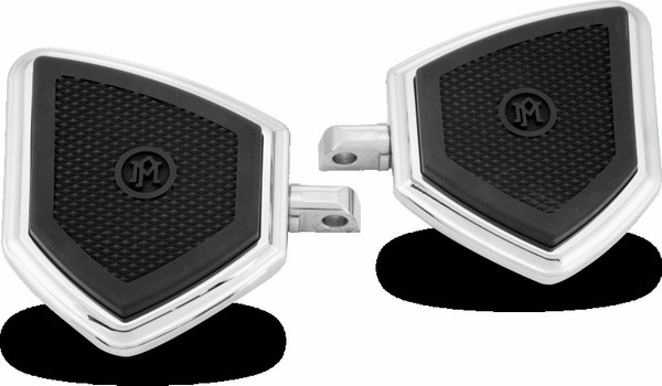 Performance Machine Mini Floorboards Passenger FTZ - Chrome - 0036-1017-CH