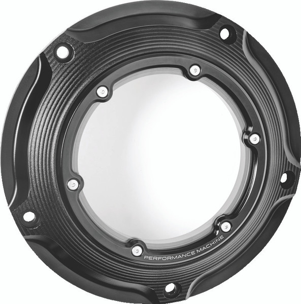 Performance Machine Vision Derby Cover W/Bezel - Black Ops - 0177-2083M-SMB