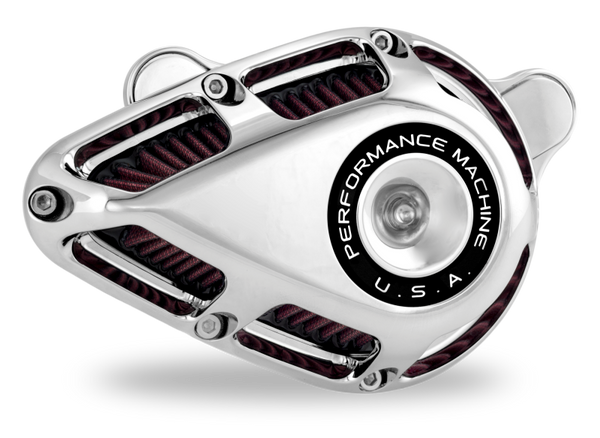 Performance Machine 23-Up CVO, 2024 Touring Jet Air Cleaner - Chrome - 0206-2167-CH
