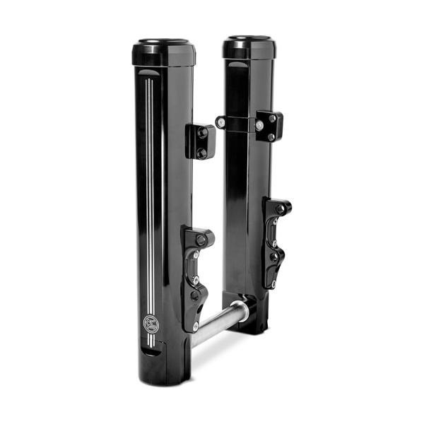 Performance Machine Dyna and M8 Softail Lower Leg Assembly 49mm  - Contrast Cut - 0208-2177-BM