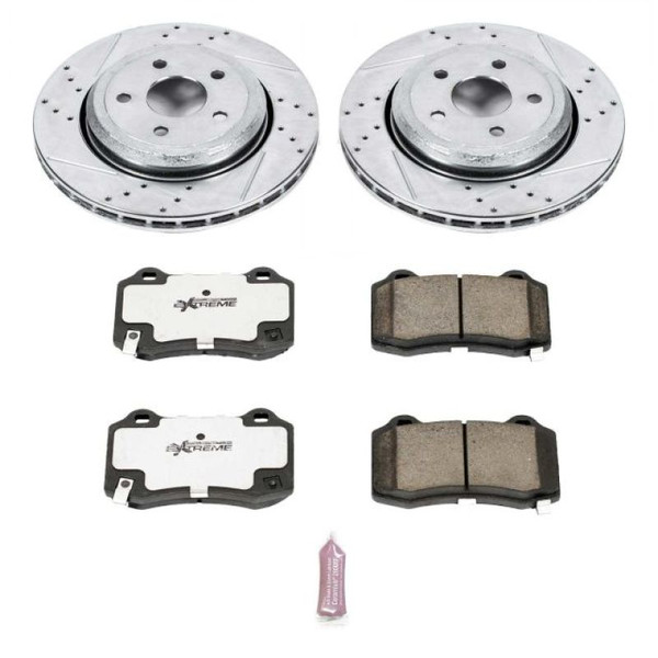 Power Stop 18-19 Dodge Durango Rear Z26 Street Warrior Brake Kit - K5956-26