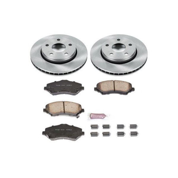 Power Stop 07-17 Jeep Wrangler Front Autospecialty Brake Kit - KOE3097