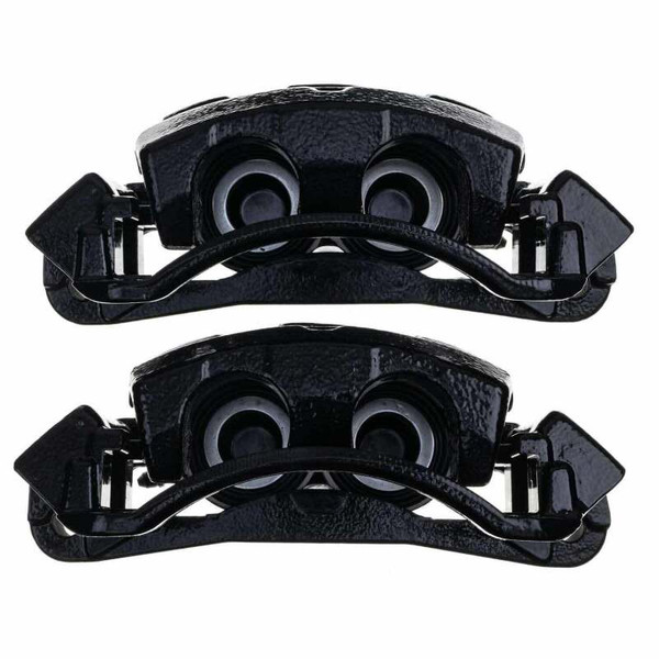 Power Stop 00-05 Ford Excursion Front Black Caliper - Pair w/Bracket - S4790BLK