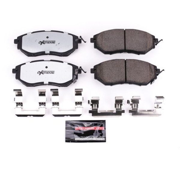 Power Stop 06-07 Subaru B9 Tribeca Front Z26 Extreme Street Brake Pads w/Hardware - Z26-1078