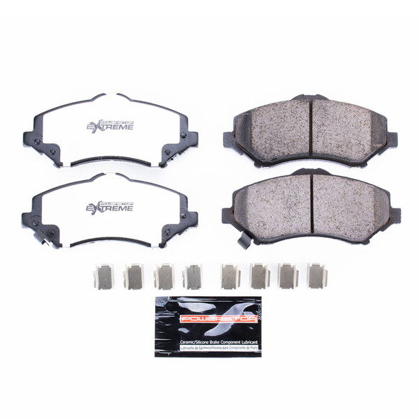 Power Stop 07-18 Jeep Wrangler Front Z36 Truck & Tow Brake Pads w/Hardware - Z36-1273