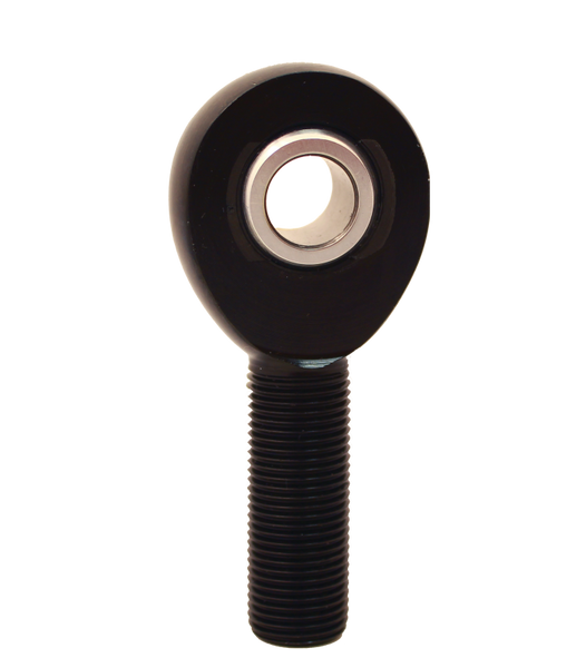 QA1 A Series Endura Rod End - Male/Left Hand - .5in Bore x 5/8-18 - Black Aluminum - AML8-10BK