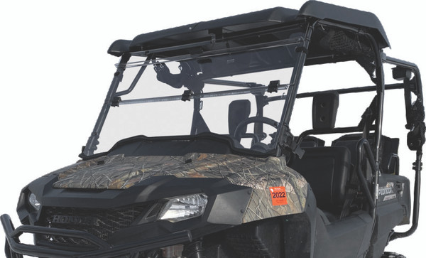 QuadBoss 14-22 Honda SXS700 Pioneer 700 Windbreak Folding Windshield - 375782