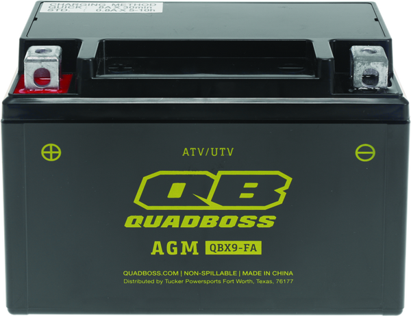 QuadBoss Maintenance-Free AGM Battery QBX9-FA - 401379
