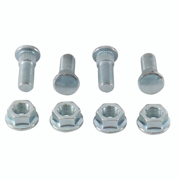 QuadBoss 94-95 Polaris 300 2x4 Front Wheel Stud & Nut Kit - 608263