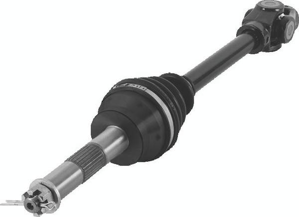 QuadBoss 95-97 Polaris Big Boss 400L 6x6 Front Left Side Rugged Axle - 609199