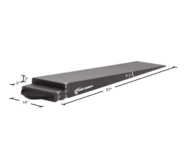 Race Ramps 5in. Trailer Ramp - 4.3 Degree Approach Angle - RR-TR-5