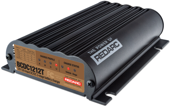 REDARC DC/DC 3-Stage Vehicle to Trailer Battery Charger - 12A - BCDC1212T