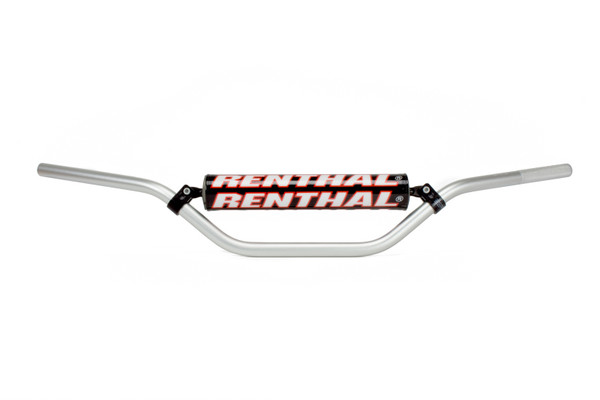 Renthal Enduro High 7/8 in. Handlebar - Silver - 613-01-SI-05-006