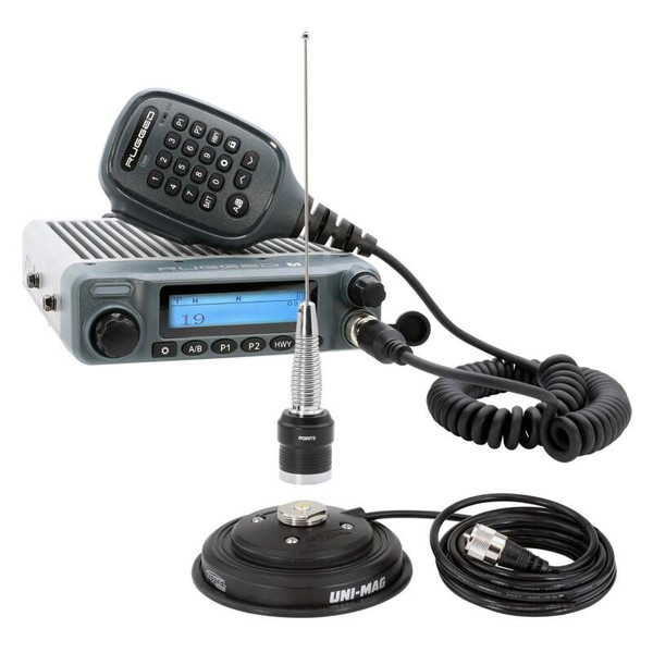 Rugged Radios Radio Kit - G1 ADVENTURE SERIES Waterproof GMRS Mobile Radio with Antenna - RK-G1