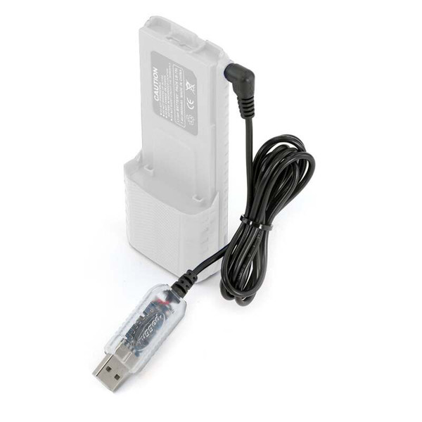 Rugged Radios USB Charging Cable for R1 - V3 - GMR2 and GMR2 PLUS Handheld Radios - USB-BAT-RH