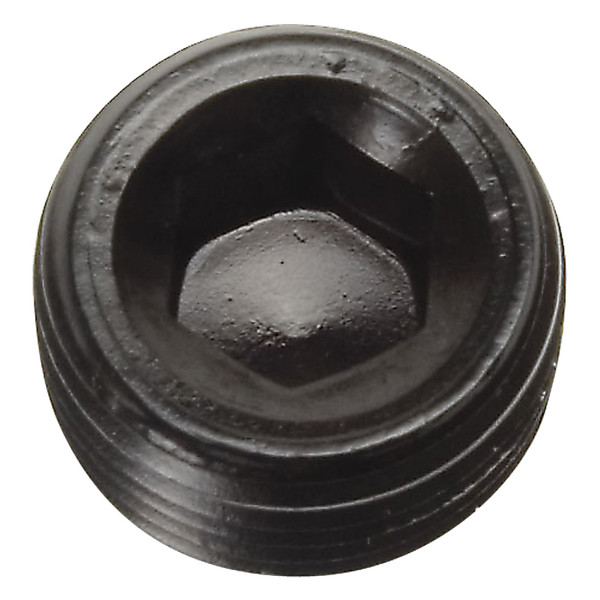 Russell Performance 1/2in Allen Socket Pipe Plug (Black) - 662063