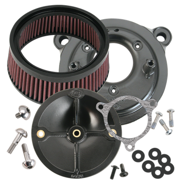 S&S Cycle 08-16 Tri-Glide & CVO Models Stealth Air Cleaner Kit w/o Cover - 170-0061